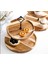 2 Katmanlı Bir Stil Katlı Ayrılabilir Kek Standı Ahşap Avrupa Tarzı Pasta Cupcake Meyve Tabağı Hizmet Tatlı Tutucu Düğün Parti Ev Dekorasyonu (Yurt Dışından) 4