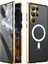 Samsung Galaxy S24 Ultra Manyetik Kılıf Temperlenmiş Cam+Mat Pc Metal Çerçeve Kapağı (Yurt Dışından) 2