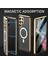 Samsung Galaxy S24 Ultra Manyetik Kılıf Temperlenmiş Cam+Mat Pc Metal Çerçeve Kapağı (Yurt Dışından) 3