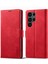 Samsung Galaxy S24 Ultra Manyetik Kapatma Mikrofiber Deri Telefon Kapağı (Yurt Dışından) 1