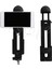 Siyah Stil 3~13" Tablet iPad Için Evrensel Tripod Montaj Tutucu Braket Dişi Adaptörü (Yurt Dışından) 3