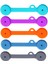 Renk Karıştırma 6 Parça Stili Manyetik Kablo Klipsleri Manyetik Kablo Düzenleyiciler Büküm Bağları Kulaklık Başlıkları Kablolar Sarıcı USB Kablo Yöneticisi Bookmark Clolors (Yurt Dışından) 1