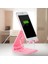 Daire-Pembe Tarzı Katlanabilir Telefon Tutucu Masaüstü Mobil Tablet Cep Telefonu Için Standı Evrensel Plastik Masa Telefon Standı Akıllı Telefon Destek Braketi (Yurt Dışından) 3