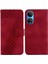 Onur X7 Kart Yuvası Fonksiyonu Için Kılıf Cüzdan Kabartmalı Desen Flip Folio Pu (Yurt Dışından) 1