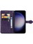 Samsung S23FE Darbeye Basit Iş Zarif Desen Flip Case (Yurt Dışından) 5