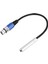 Pin Fiş 6.35MM 1/4 Inç Xlr Erkek Dişi Kablo 3 Pin Dişi Soket Xlr Adaptörü Stereo Mikrofon Kablosu Ses Kablosu (Yurt Dışından) 1