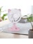 Renkli Mini USB Şarj Edilebilir Hava Soğutma Kedi Şekli Fan Masa Fanı Seyahat Ev Öğrenci Yurdu Taşınabilir Masaüstü Ofis Fanı (Pembe) (Yurt Dışından) 2