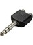 6.35MM 1/4 Inç Erkek Stereo 2 Çift Rca Dişi Y Splitter Ses Adaptörü Dönüştürücü (Yurt Dışından) 2