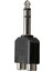6.35MM 1/4 Inç Erkek Stereo 2 Çift Rca Dişi Y Splitter Ses Adaptörü Dönüştürücü (Yurt Dışından) 5