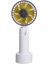 Yaz Mini Soğutucu El USB Taşınabilir Fan USB Şarj Edilebilir Fan Seyahat Açık Ev Ofis Sessiz Masa Fanları (Beyaz) (Yurt Dışından) 1
