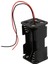 Siyah Çekme Katmanları 4 x 1.5V Aa Piller Tutucu Kılıf Kutusu, Kablo Uçlu (Yurt Dışından) 3