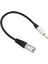 0.3 Metre 3.5mm Erkek Jack Tak 3 Pin Xlr Erkek Korumalı Stereo Kablo Mikrofon Ses Kaydı Için (Yurt Dışından) 2