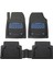 Geely Echo 2004-2005 Uyumlu 3D Havuzlu Paspas Takımı (Mavi-Siyah) 3