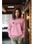 Impossıble Baskılı Tarz Kadın Bisiklet Yaka Sweatshirt 2