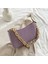 Mor Tarzı 25CMX14CMX4CM Leftsıde Stone Pattern Pu Leather Armpit Bag For Womeolid Color Chain Shoulder Handbags Female Travel Fashion Hand Bag (Yurt Dışından) 2