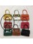 Orta Kırmızı Stil Mini Small Square Bag Fashion New Pu Leather Women's Handbag Crocodile Pattern Chain Shoulder Messenger Bags (Yurt Dışından) 2