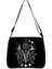 YXBWITHC03CW Stili 20CMX24CM Sevimli Siyah Kedi Cadı Messenger Çanta Kadın Çanta Tuval Koltukaltı Omuz Çantaları Büyücülük Kafatası Kız Gotik Crossbody Çanta Hediye (Yurt Dışından) 2