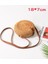 No.10 Tarzı 2020 Yeni Bali Vintage El Yapımı Crossbody Deri Çanta Yuvarlak Plaj Çantası Kızlar Daire Kamış Örgü Çanta Küçük Bohem Omuzdan Askili Çanta Kadın (Yurt Dışından) 2