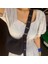 White Style2 Style 2022 New Nylon Bag Women Vintage Black Shoulder Bag Casual Girls Armpit Bag Solid Color Handbag Street Crossbody Bag (Yurt Dışından) 3