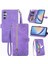 Samsung Galaxy A34 5g Fermuarlı Kese Manyetik Kart Tutacağı Bilek Kayışlı Cüzdan Kesesi Samsung Galaxy A34 5g (Yurt Dışından) 5