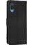 Samsung Galaxy A02 ile Uyumlu Kickstand Koruyucu, Kredi Kartı Tutacağı Pu Deri Darbeye Dayanıklı Telefon Kılıfı (Yurt Dışından) 5