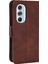 Motorola Moto Edge X30 ile Uyumlu Kickstand Koruyucu, Kredi Kartı Tutacağı Pu Deri Darbeye Dayanıklı Telefon Kılıfı (Yurt Dışından) 5