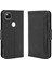 Google Pixel 4A 4g ile Uyumlu Kickstand Koruyucu, Kredi Kartı Tutacağı Pu Deri Darbeye Dayanıklı Telefon Kılıfı (Yurt Dışından) 1