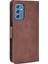 Samsung Galaxy M52 5g ile Uyumlu Kickstand Koruyucu, Kredi Kartı Tutacağı Pu Deri Darbeye Dayanıklı Telefon Kılıfı (Yurt Dışından) 5