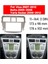 2x2 Dın Araba Stereo Radyo DVD Oynatıcı Çerçeve Fasya Paneli Trim Için Vios 2007-2012,BELTA 2005-2008,YARIS Sedan 2006+ (Yurt Dışından) 2