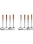 2x Uzun Saplı Paslanmaz Çelik Wok Spatula Mutfak Oluklu Turner Pirinç Kaşığı Pota Pişirme Araçları Gereçler Seti (Yurt Dışından) 1