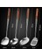 2x Uzun Saplı Paslanmaz Çelik Wok Spatula Mutfak Oluklu Turner Pirinç Kaşığı Pota Pişirme Araçları Gereçler Seti (Yurt Dışından) 3