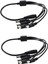 2x 1 Ila 4 Dc Güç 4 Bağlantı Noktalı Splitter Adaptör Adaptör Kablosu Cctv Kamera (Yurt Dışından) 1