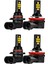 4 Adet Araba Vurgu Sis Farı H8/H11 3030 12SMD Soğuk Beyaz Kod Çözme Flaş LED Anti-Sis Lambası (Yurt Dışından) 1