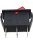 3x Basmalı Anahtar Açık Kapalı Parlak Bipolar 28X10MM 250V 15A 3 Terminal Kırmızı (Yurt Dışından) 4