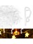 120 Paket Noel Işık Klipleri Açık Hava Koşullarına Dayanıklı Noel Işık Askıları Noel Tatili Için Oluk Kancaları Beyaz (Yurt Dışından) 2