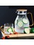 Su Sürahi Cam Su Potu 2000 ml Isıya Dayanıklı Su Sürahisi ve Cam Seti Kare Su Isıtıcısı Çay Ev Için Kaynatma (Yurt Dışından) 3