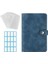 6 Halkalı Defter Bağlayıcı Pu Deri Bağlayıcı Dizüstü Bağlayıcı Kapağı Şeffaf Plastik A6 Bağlayıcı Zarf Çanta Mavi (Yurt Dışından) 1