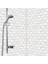 12 Sayfalık Peel ve Çubuk Backsplash Kiremit, Sahte Beyaz Mermer Görünümlü Mutfak Için Backsplash Fayanslarda Pvc Çubuk 12X6INCH Gri (Yurt Dışından) 3
