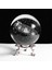 3D Lazer Kazınmış Yıldızlı Kristal Dekoratif Top Heykelcik 60MM Cam Küre Paperweight Standı Sanat Dekor El Sanatları D (Yurt Dışından) 3