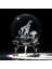 3D Lazer Kazınmış Yıldızlı Kristal Dekoratif Top Heykelcik 60MM Cam Küre Paperweight Standı Sanat Dekor El Sanatları D (Yurt Dışından) 4