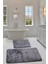 Relax Antrasit Köşeli 60X100 + 50X60 cm 2'li Pufidik Banyo Paspası Seti Kaymaz Klozet Takımı 1