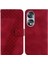Honor Için Kılıf 70 Flip Folio Kapak Cüzdan Kart Yuvası Fonksiyonu Kabartmalı Pu (Yurt Dışından) 1