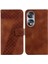 Honor Için Kılıf 70 Flip Folio Kapak Cüzdan Kart Yuvası Fonksiyonu Kabartmalı Pu (Yurt Dışından) 1