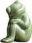 Küçük Kurbağa Heykeli Çay Evcil Heykel Minyatür Kurbağa Heykelcik Kitaplık Için 4.5x3.2x5.7 cm (Yurt Dışından) 2