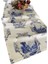 Blue Blanc Desenli Runner 44X145 2