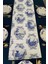 Blue Blanc Desenli Runner 44X145 1