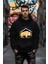 Bizonlar Dünyasında Insanlar Baskılı Rahat Kesim Oversize Sweatshirt 1