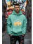 Bizonlar Dünyasında Insanlar Baskılı Rahat Kesim Oversize Sweatshirt 3