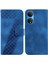 Onur X7 Kart Yuvası Fonksiyonu Için Kılıf Cüzdan Kabartmalı Desen Flip Folio Pu (Yurt Dışından) 1