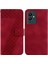 Infinix Not 12 5g Kabartmalı Desen Flip Folio Kapak Kartı Için Telefon Kılıfı (Yurt Dışından) 1